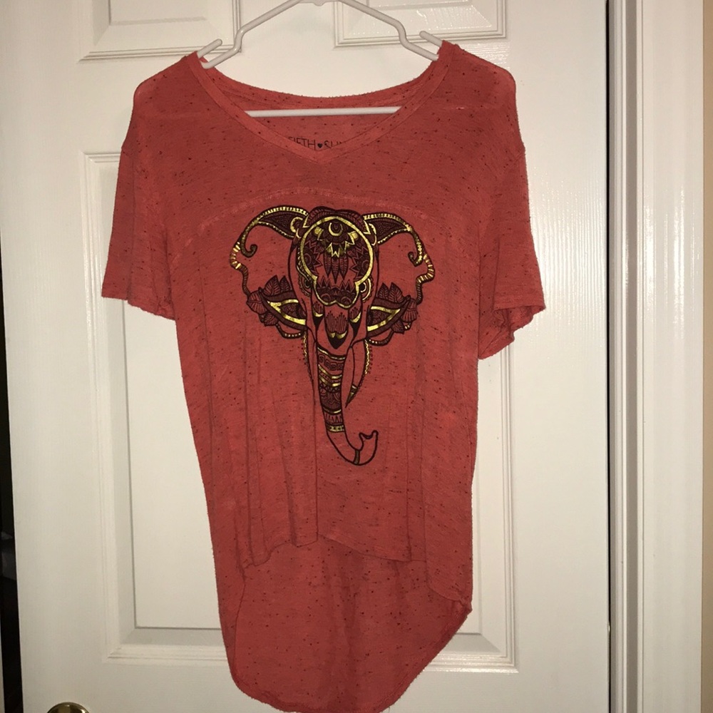 Elephant Design Flowy Top